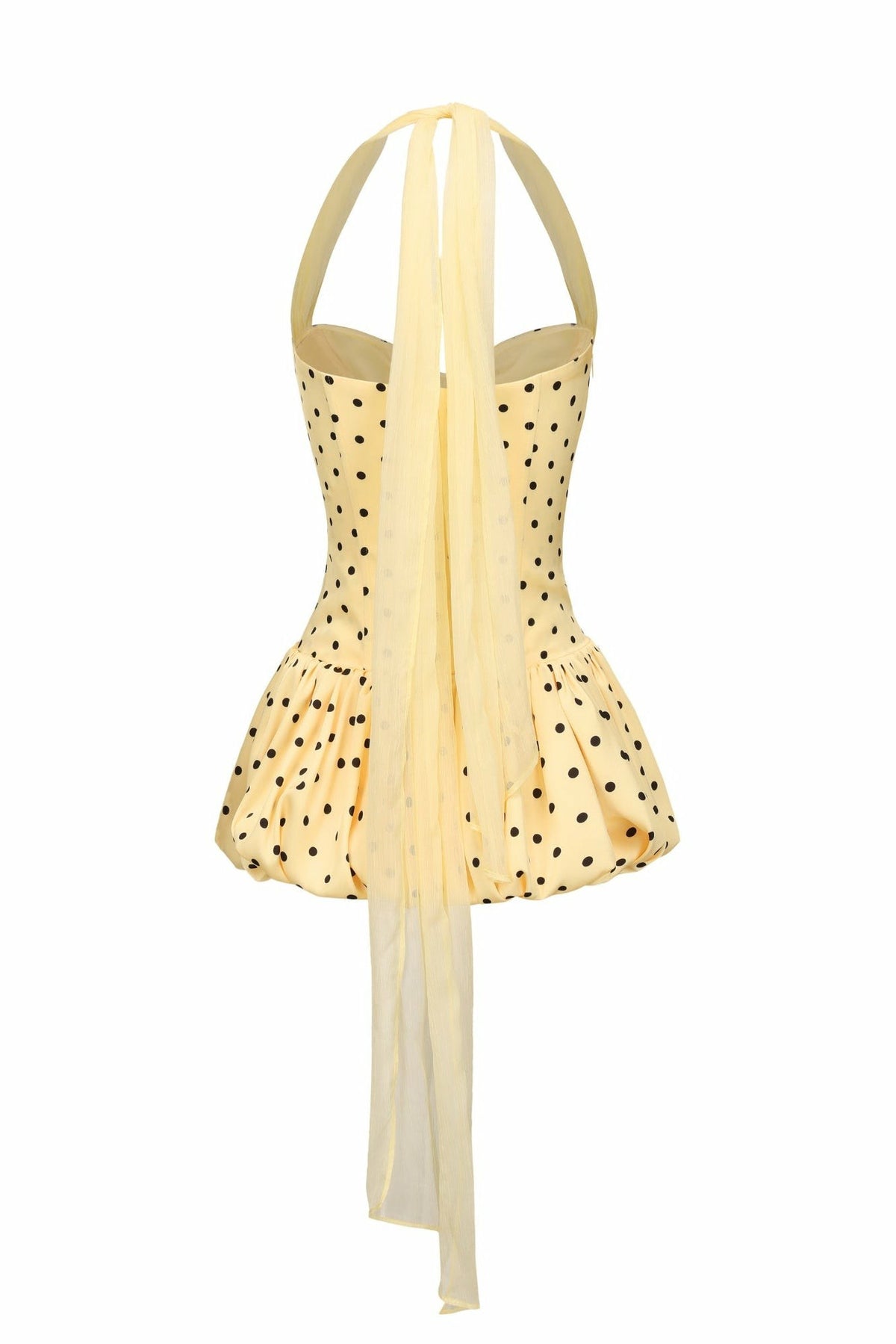 Wendy Dress: Yellow Mini Dress for Birthday Celebration - Nana Jacqueline