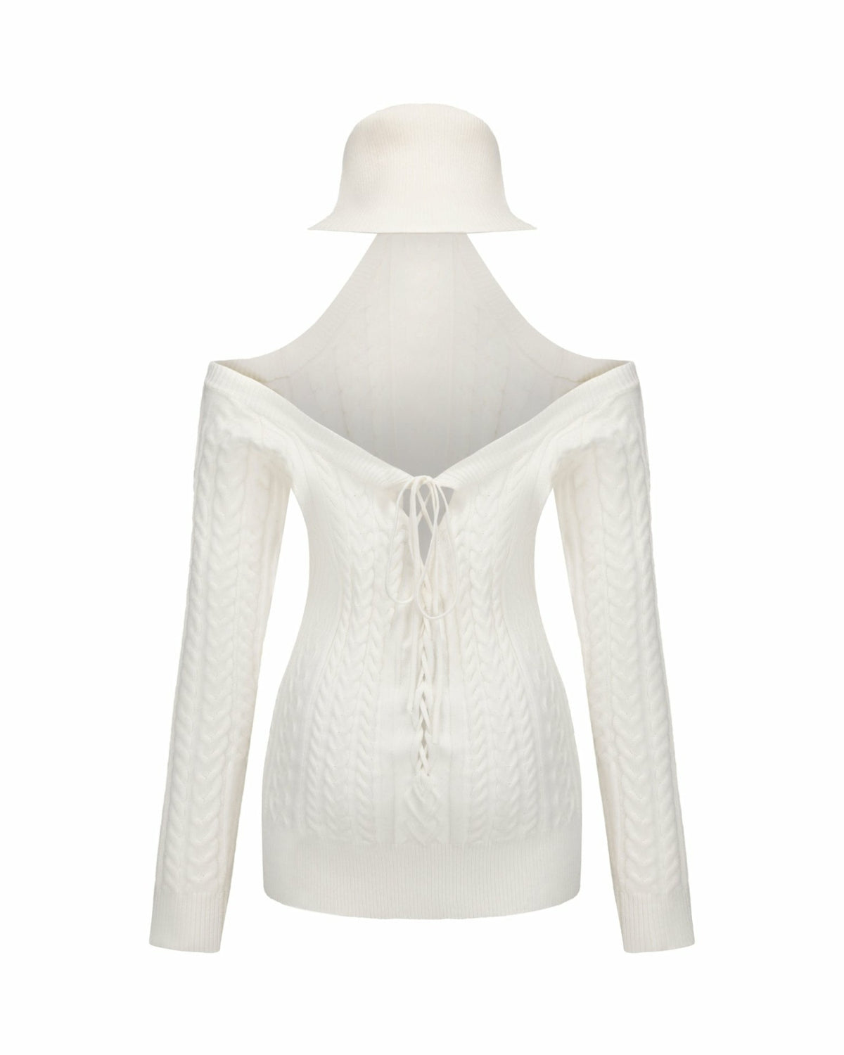 Margo Knit Dress: White Mini Dress for Date Night - Nana Jacqueline