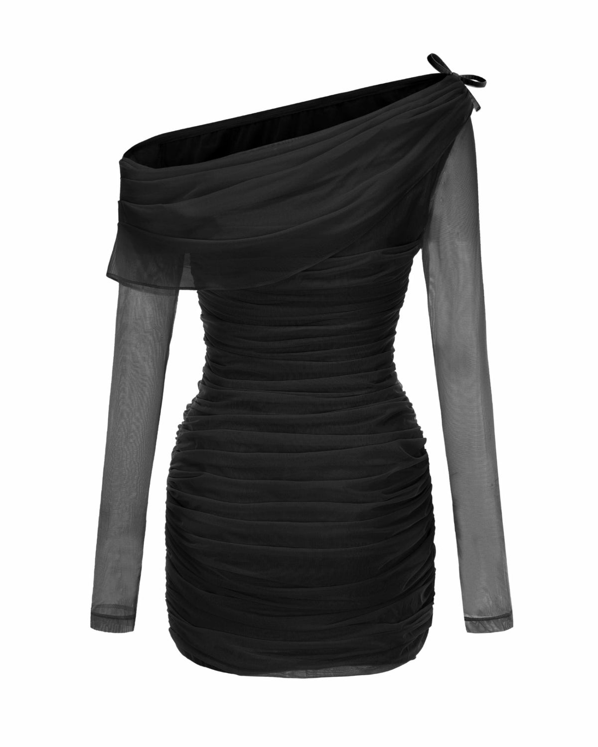 Noelle Dress: Black Mini Dress for Cocktail Party - Nana Jacqueline