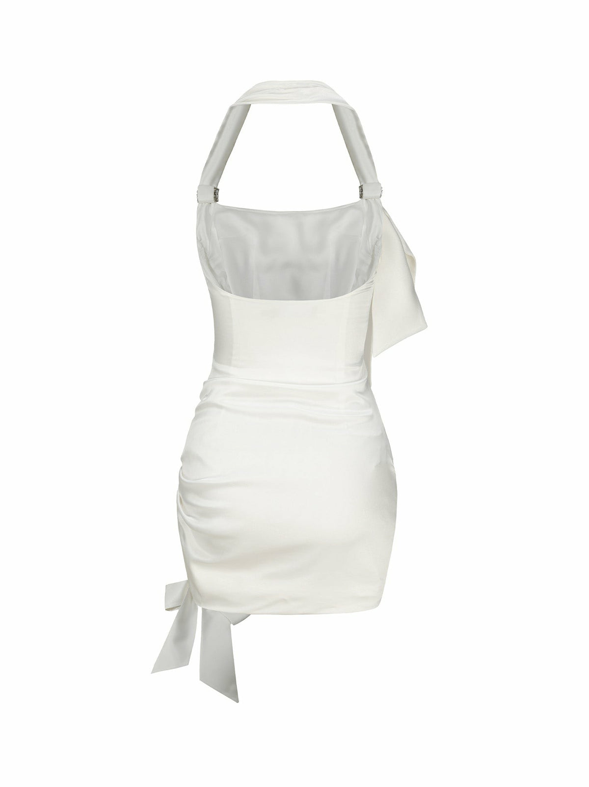 Celia Dress: White Mini Dress for Wedding After-Party - Nana Jacqueline