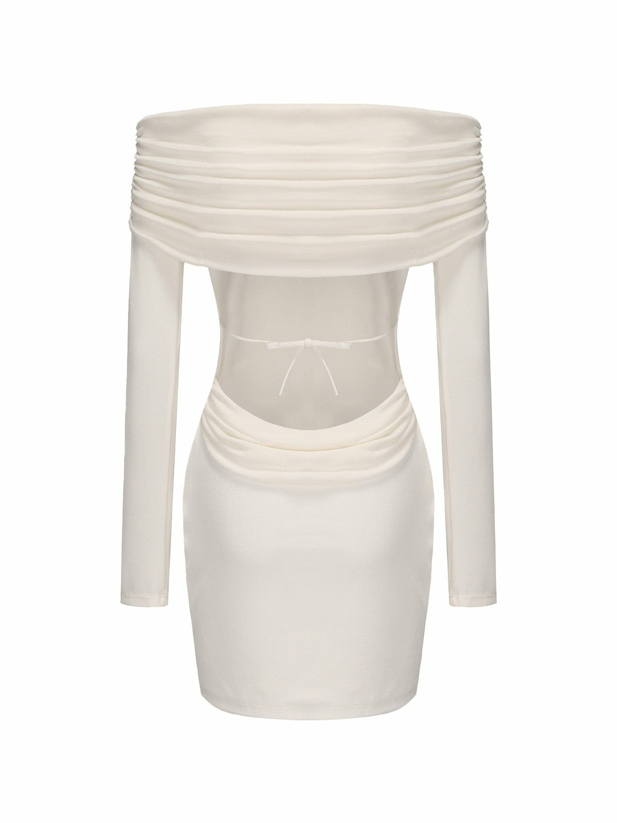 Chantel Dress: White Mini Dress for Bridal Shower - Nana Jacqueline