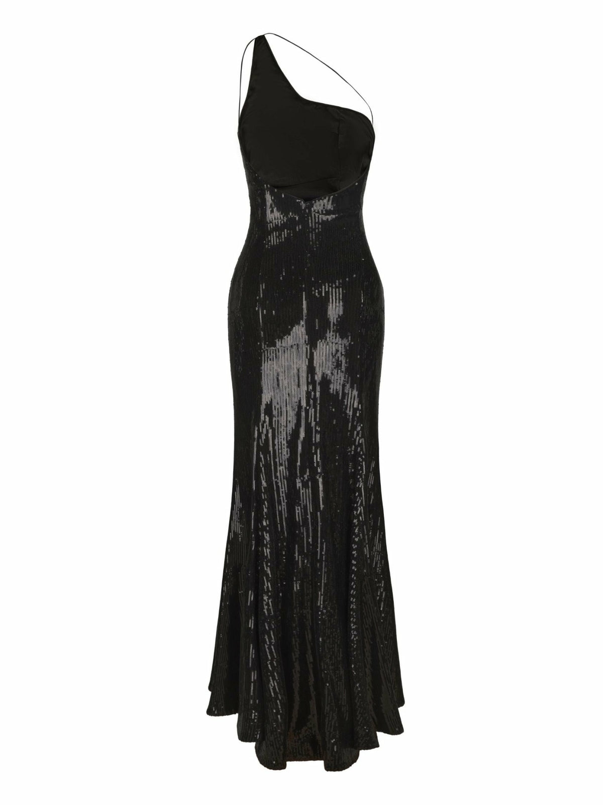 Yasmine Sequin Dress: Black Maxi Dress for Cocktail Party - Nana Jacqueline