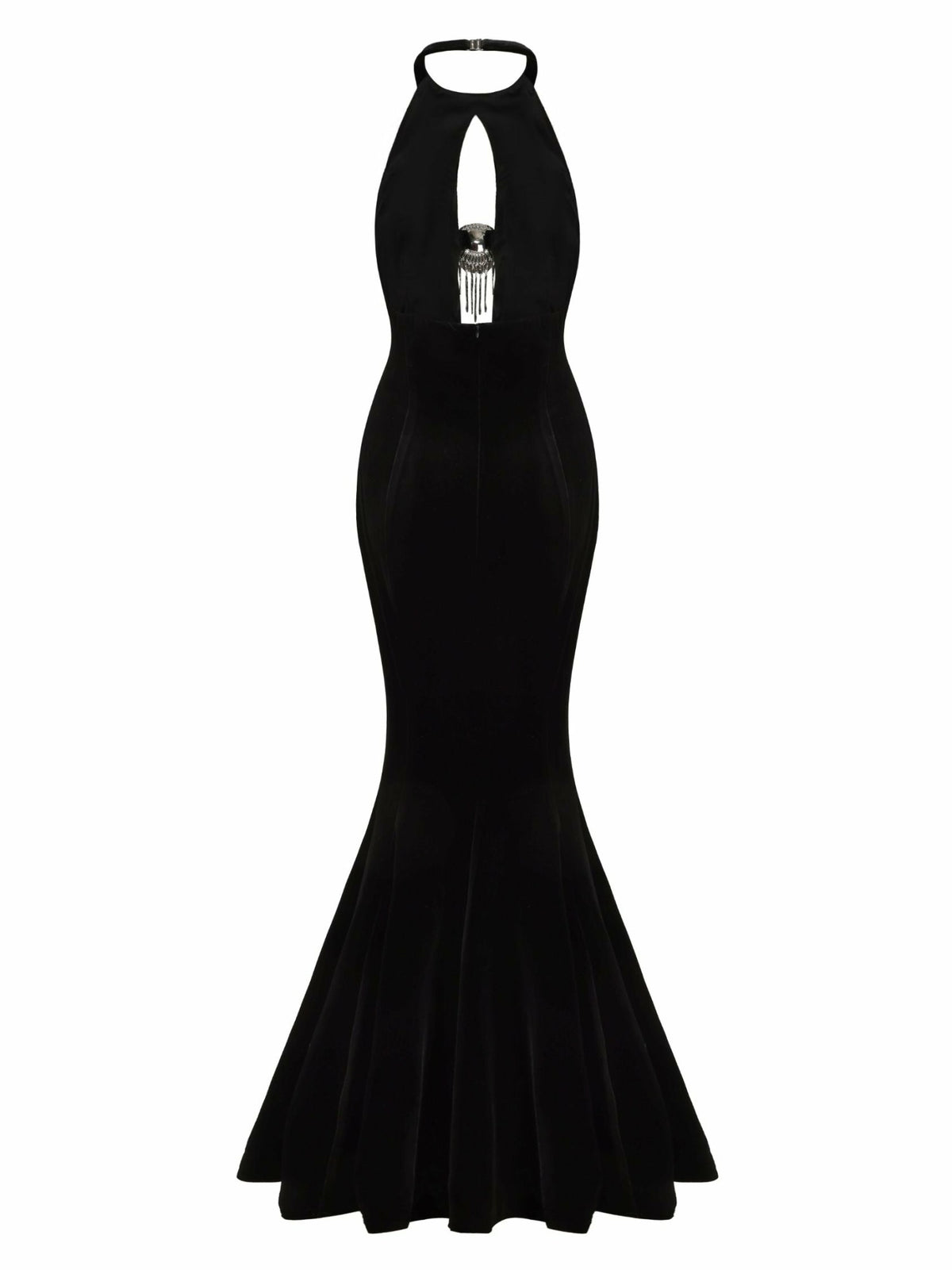 Liliane Velvet Dress: Black Maxi Dress for Formal Event - Nana Jacqueline