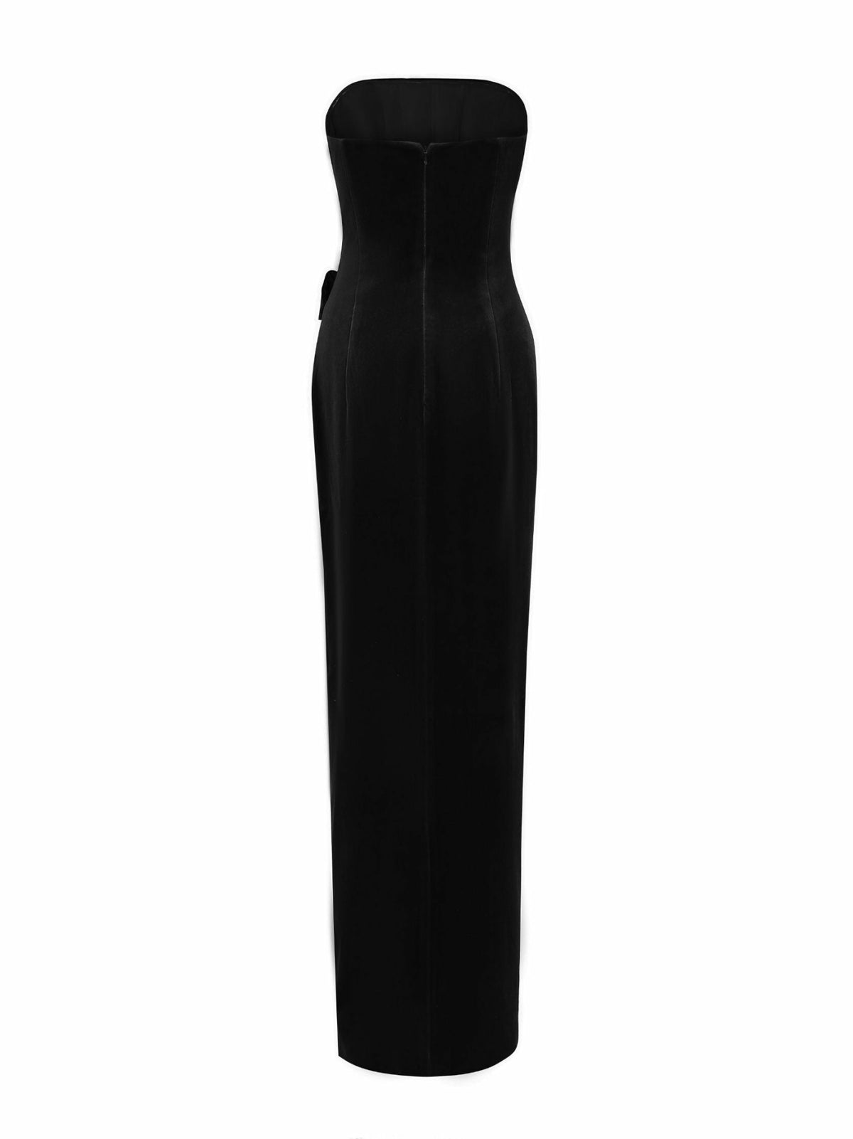 Emma Velvet Dress: Black Maxi Dress for Cocktail Party - Nana Jacqueline