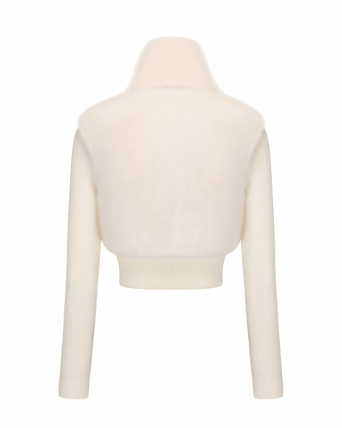 Hailey Knit Jacket: White Knit Jacket for Resort Brunch - Nana Jacqueline