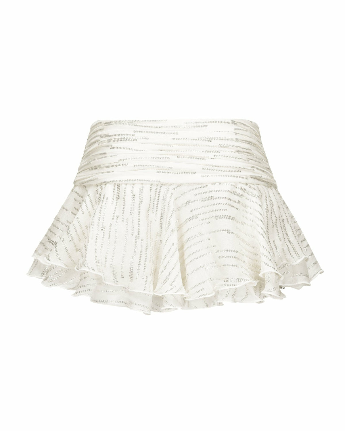 Kaia Skirt: White Mini Skirt for Bachelorette Party - Nana Jacqueline