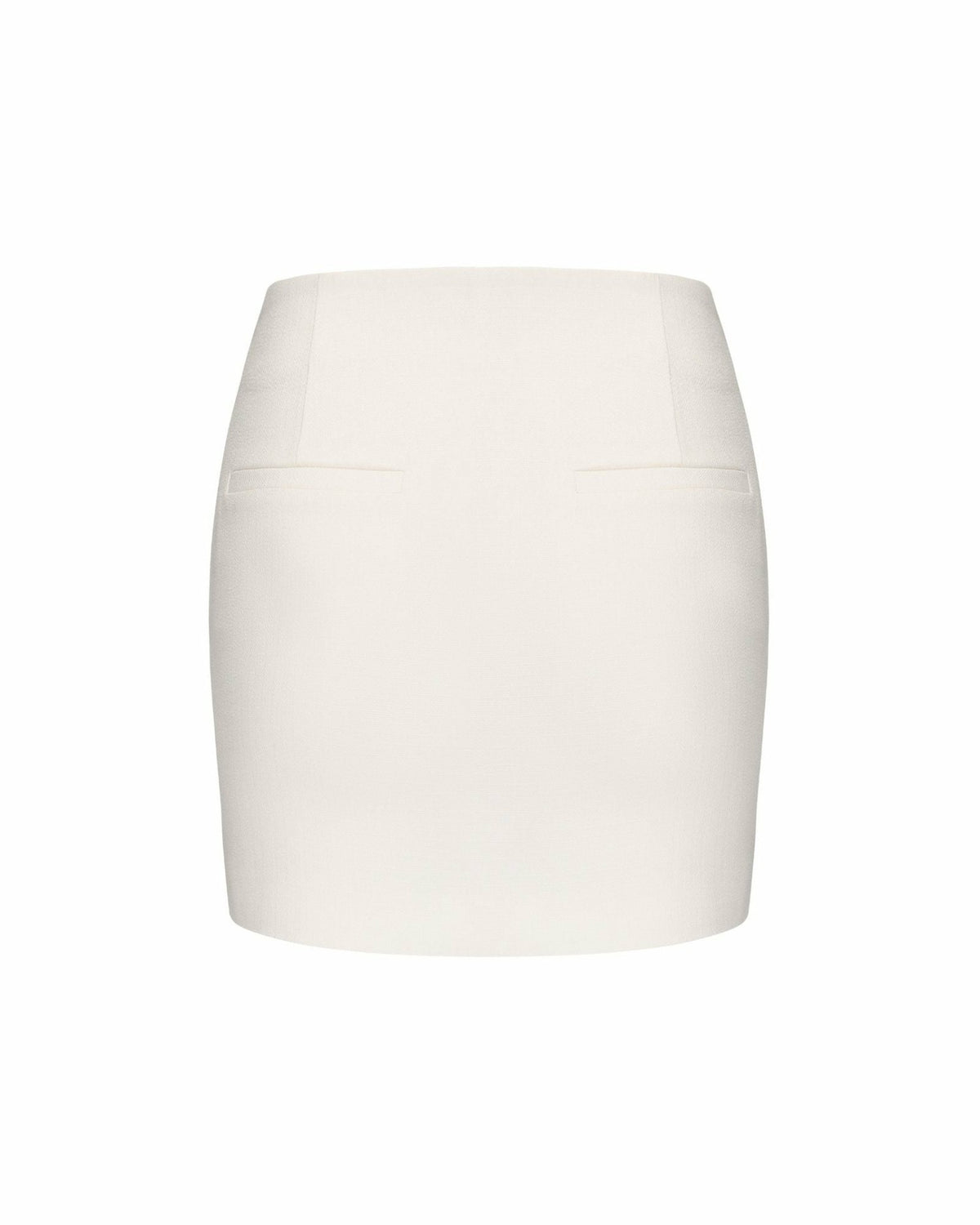 Vanessa Skirt: White Mini Skirt for Bridal Shower - Nana Jacqueline