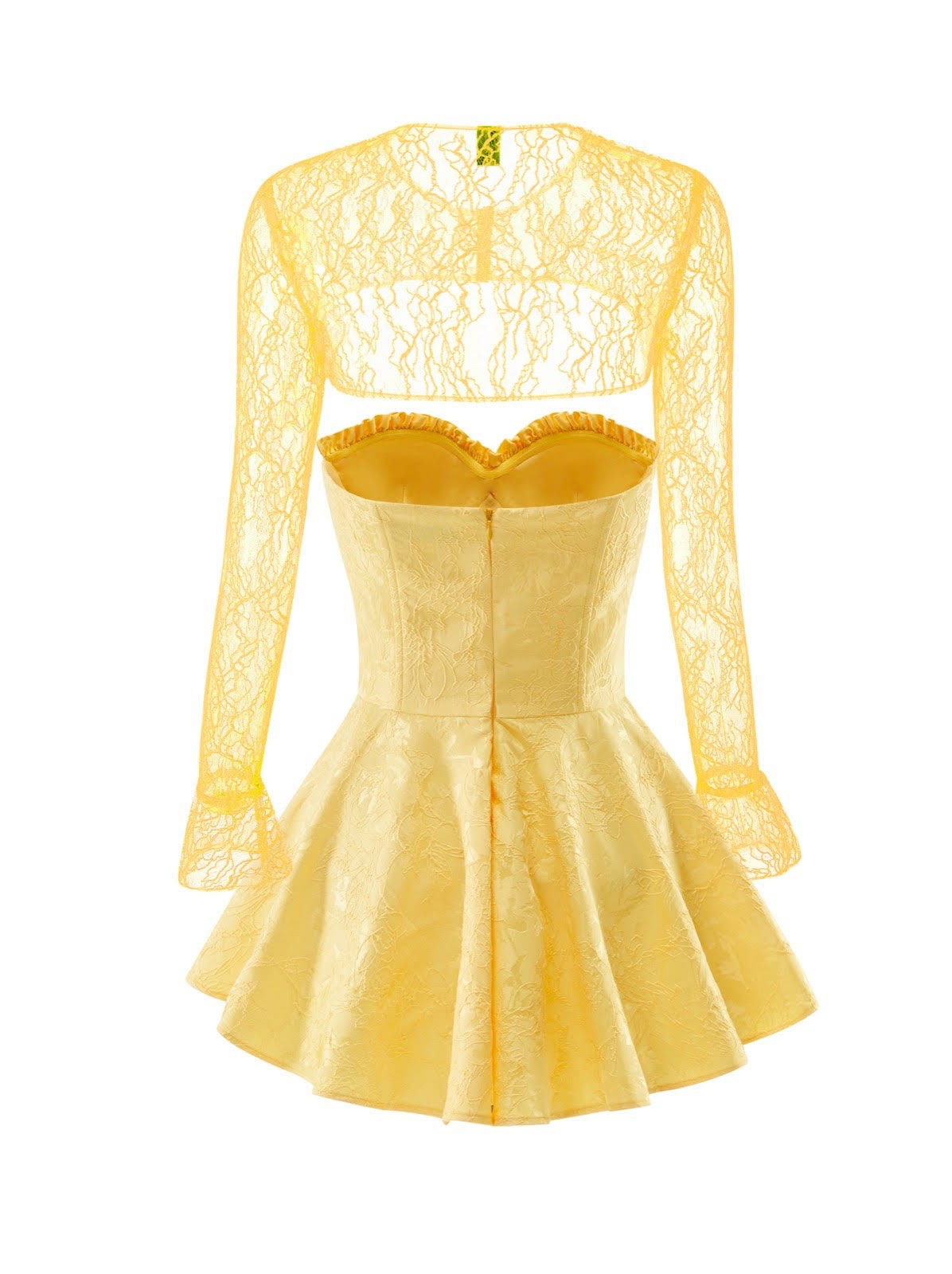 Jilly Cover: Yellow Cover-Up for Brunch - Nana Jacqueline