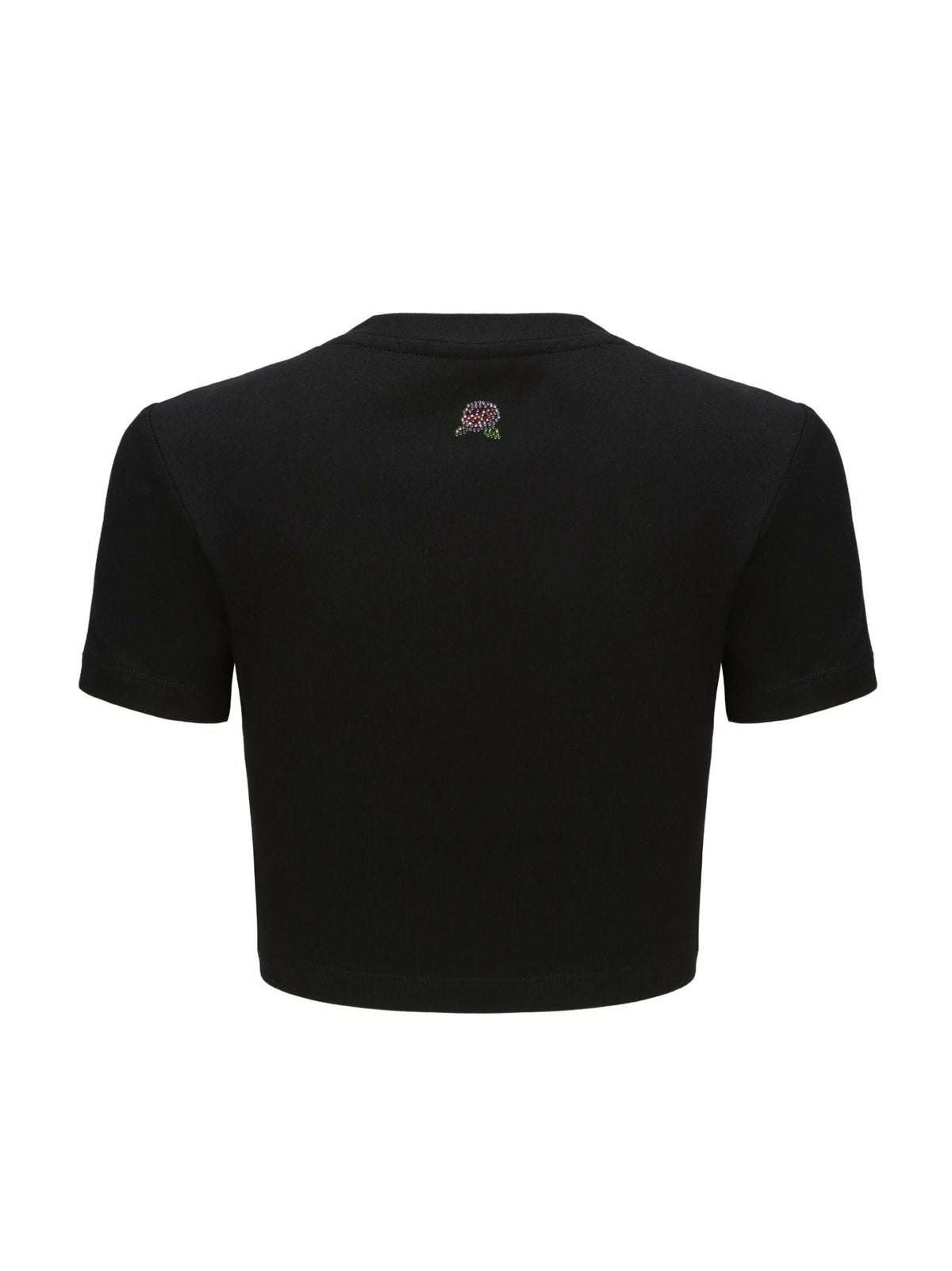 Elle Baby Tee: Black Baby Tee for Casual Luxury Daytime Outfit - Nana Jacqueline