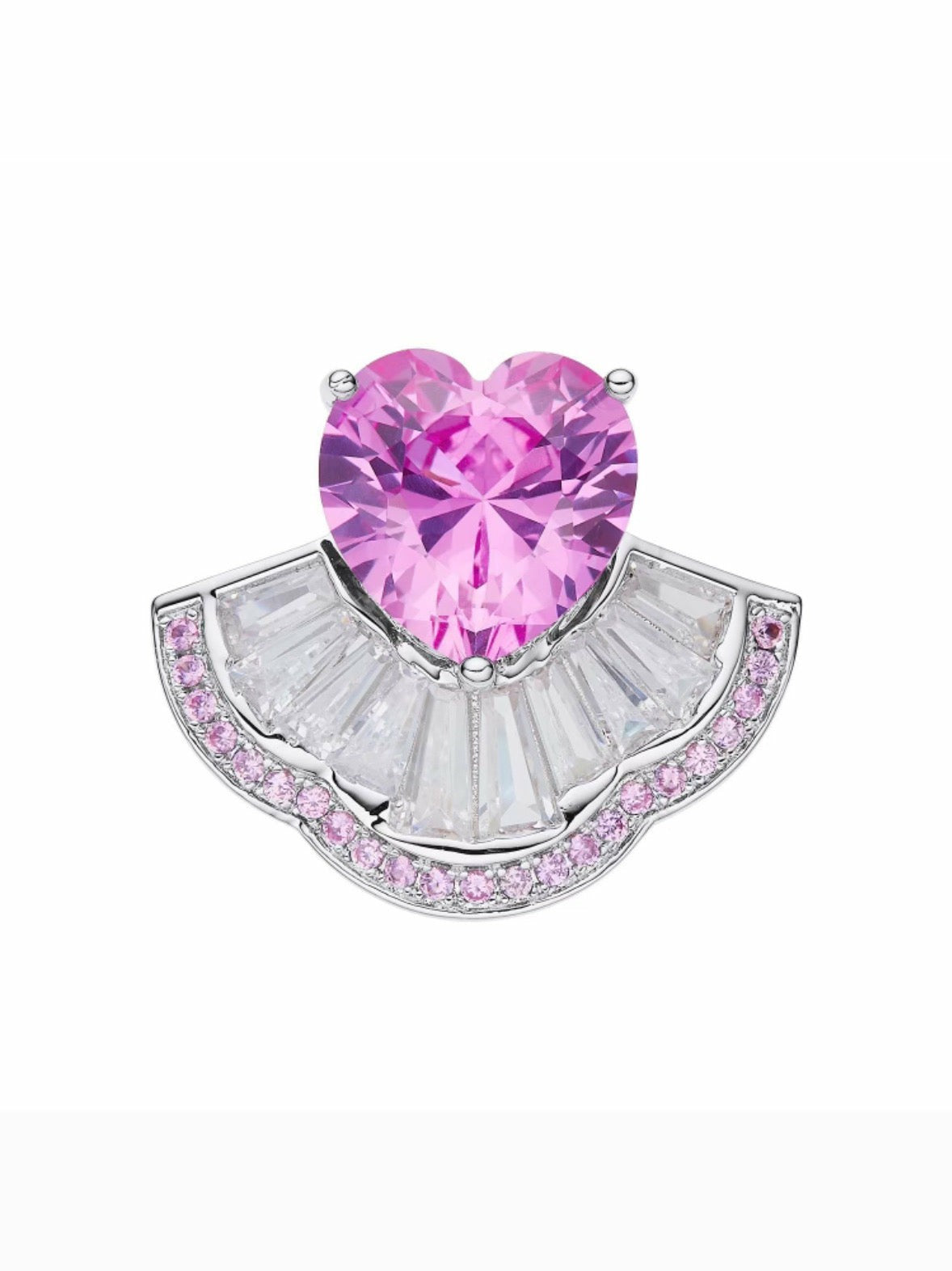 Emilia Heart Ring: Pink Ring for Gift Giving - Nana Jacqueline