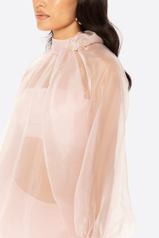 Evie Diamond Top: Pink Top for Date Night - Nana Jacqueline