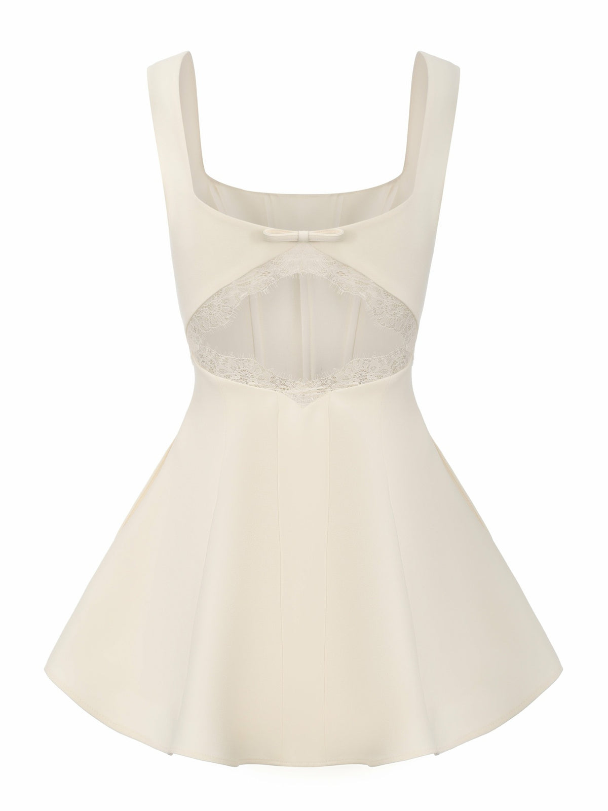 Eliza Open-Back Champagne Dress - Nana Jacqueline