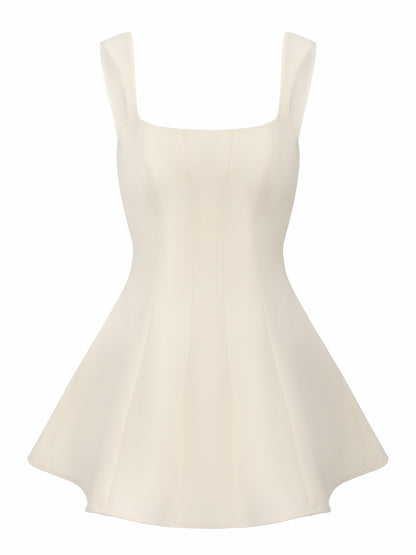 Eliza Open-Back Champagne Dress - Nana Jacqueline