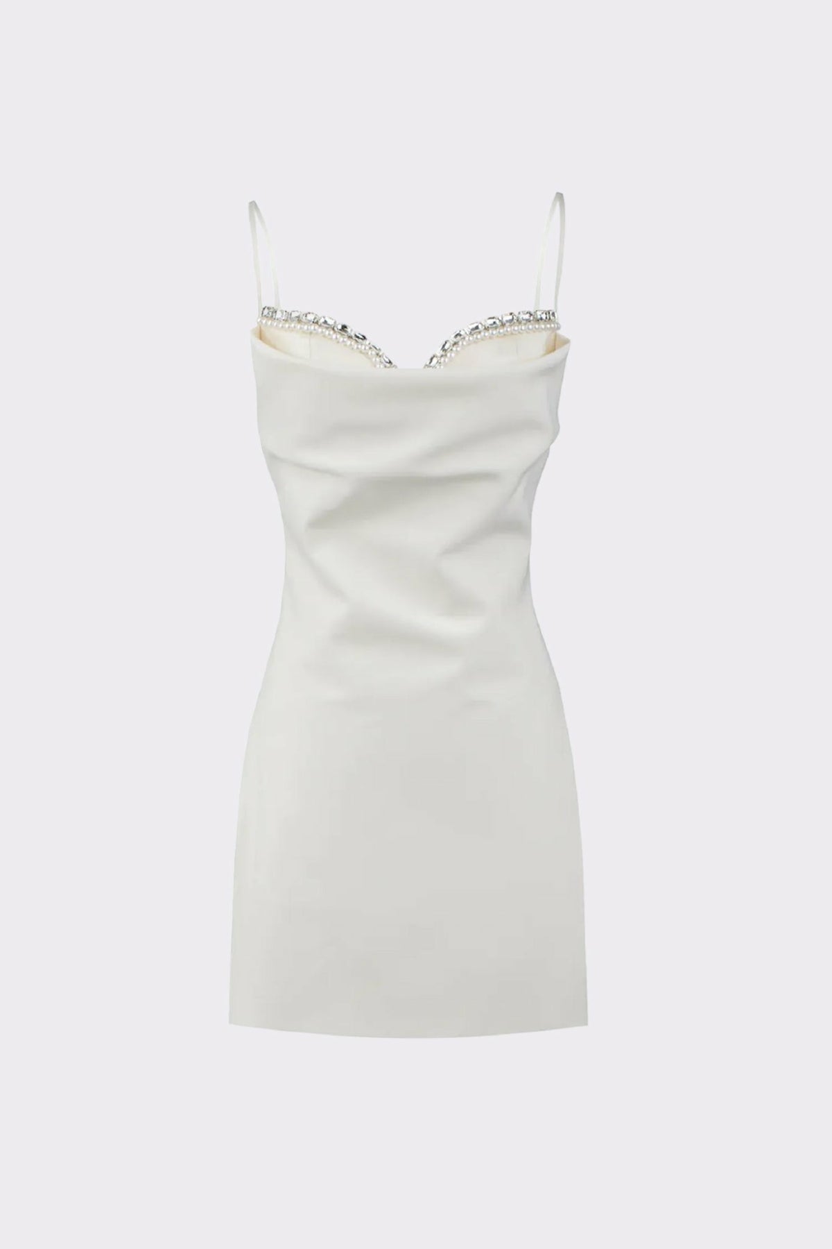 Elsie Dress: White Mini Dress for Wedding After-Party - Nana Jacqueline
