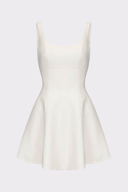 Marianne Dress: White Mini Dress for Bridal Shower - Nana Jacqueline