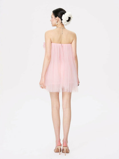 Kensingten Dress: Pink Mini Dress for Engagement Party - Nana Jacqueline