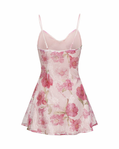 Aria Dress: Pink Mini Dress for Birthday Celebration - Nana Jacqueline