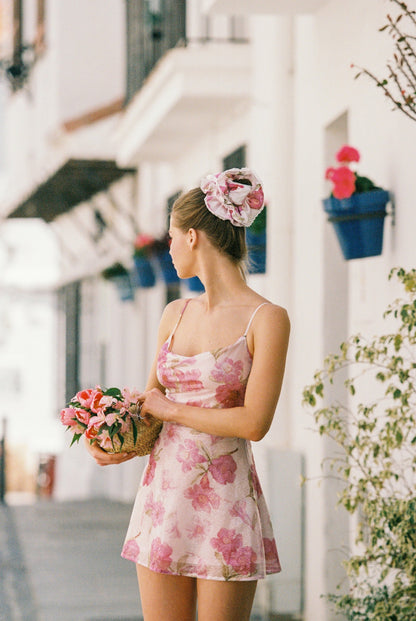Aria Dress: Pink Mini Dress for Birthday Celebration - Nana Jacqueline