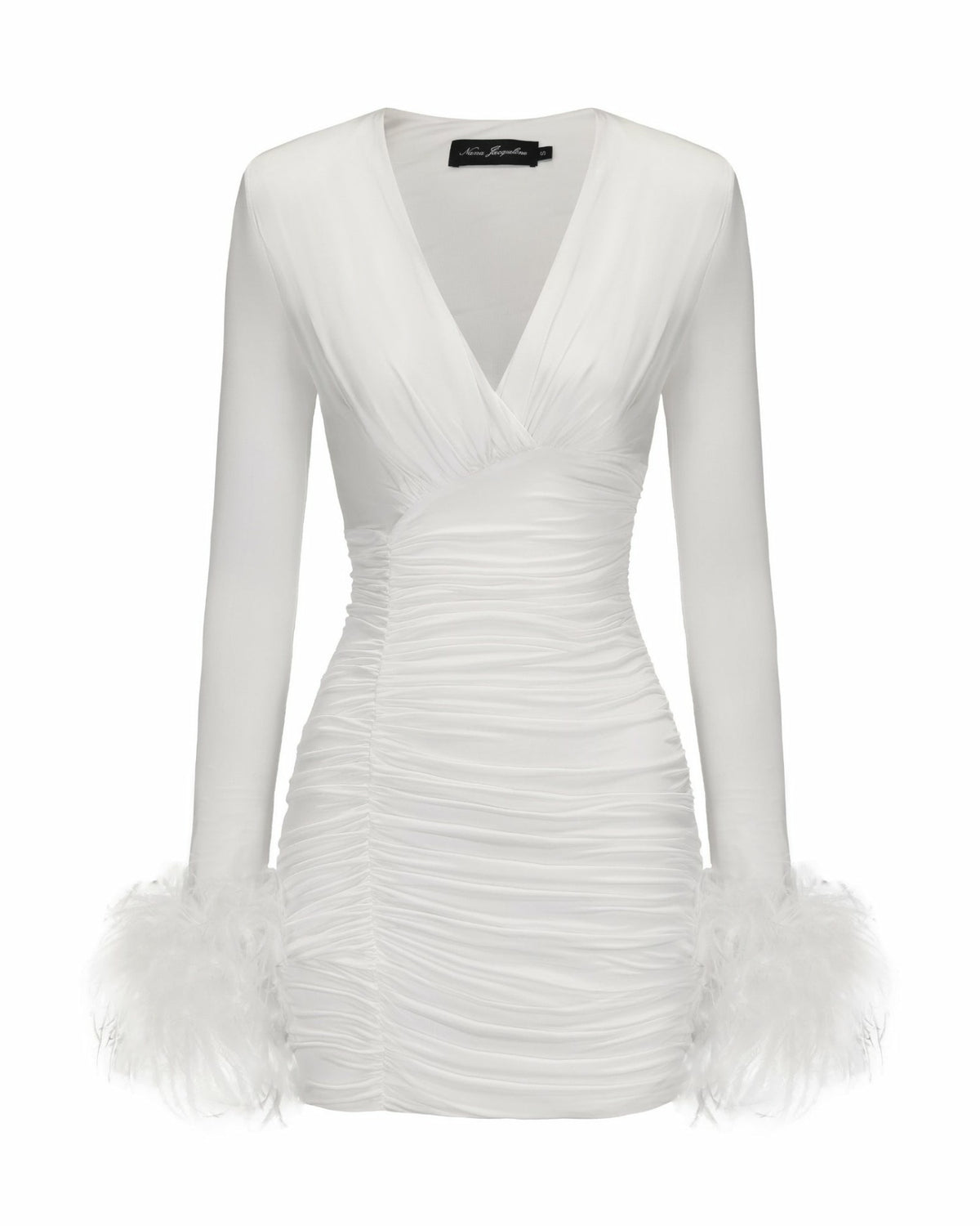 Théa Dress: White Mini Dress for Wedding After-Party - Nana Jacqueline