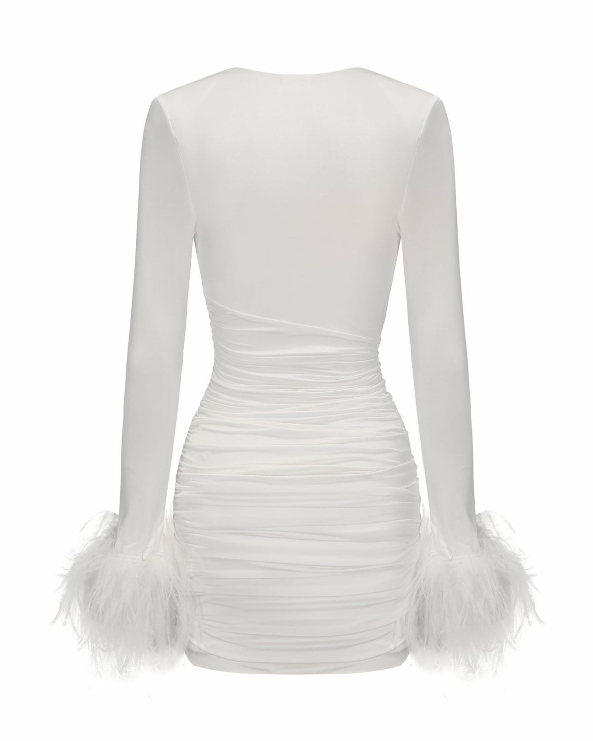 Théa Dress: White Mini Dress for Wedding After-Party - Nana Jacqueline
