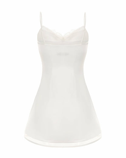 Amara Dress: White Mini Dress for Bridal Shower - Nana Jacqueline