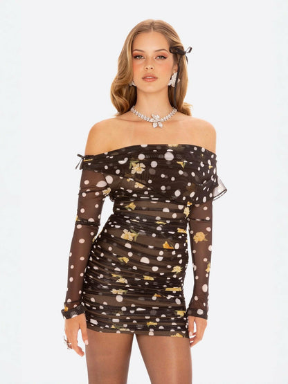 Noelle Dress: Floral Mini Dress for Date Night - Nana Jacqueline