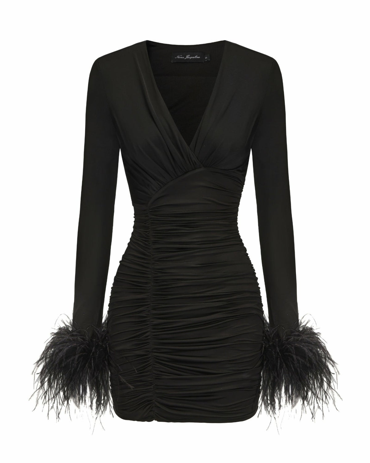 Théa Dress: Black Mini Dress for Cocktail Party - Nana Jacqueline