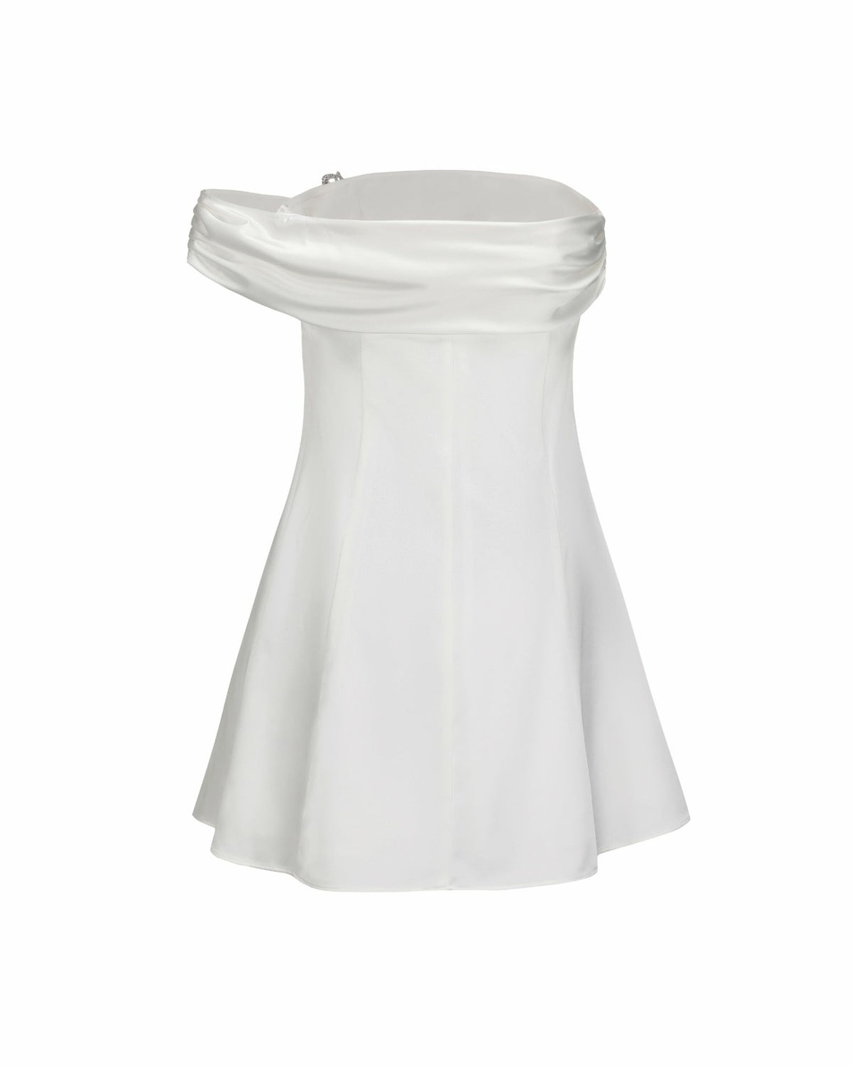 Cornelia Dress: White Mini Dress for Bridal Shower - Nana Jacqueline
