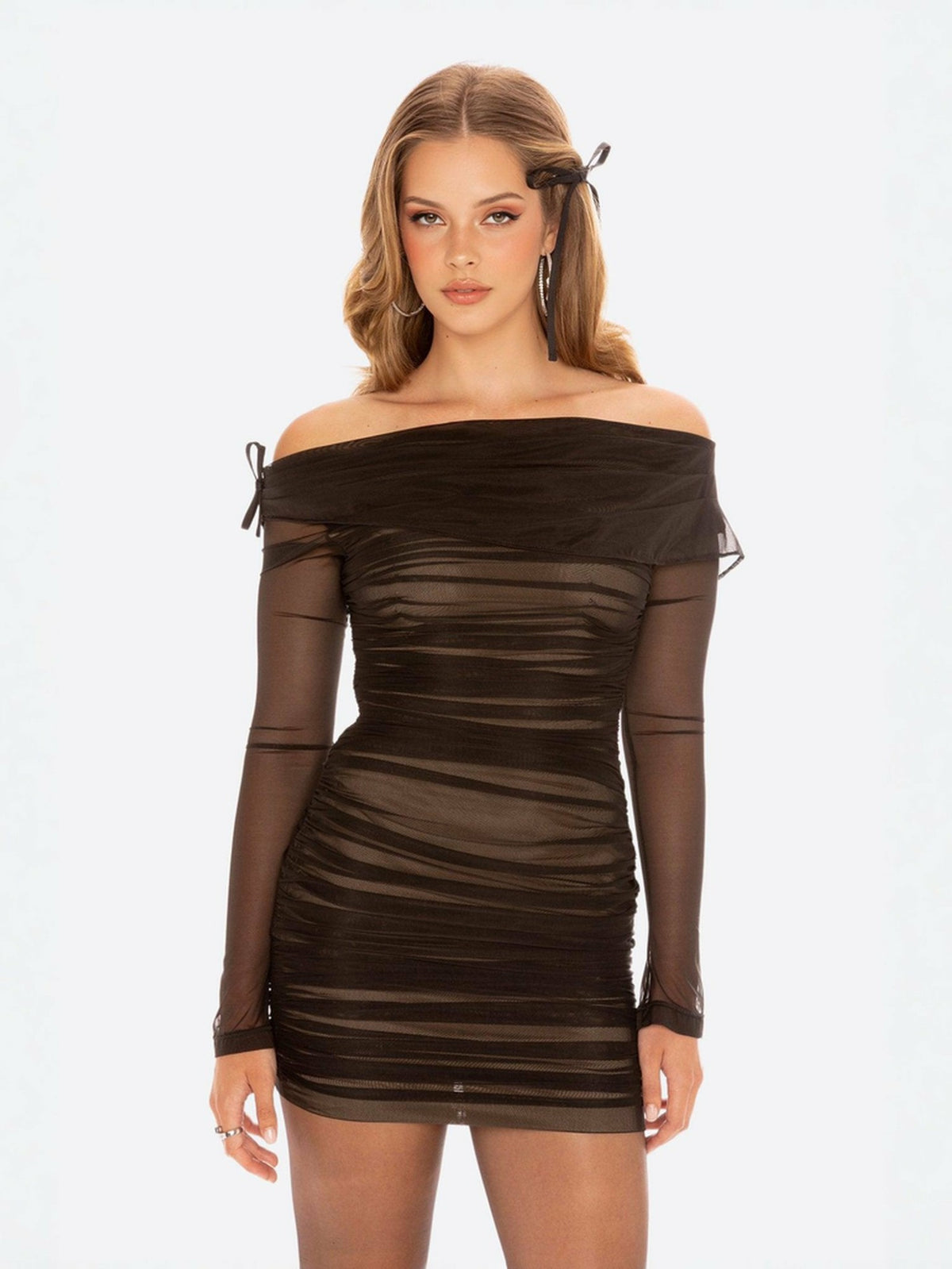 Noelle Dress: Black Mini Dress for Cocktail Party - Nana Jacqueline