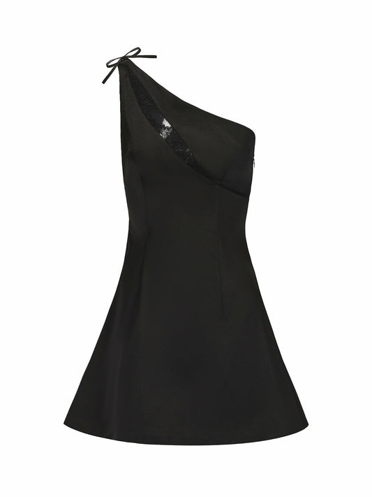 Liza Dress: Black Mini Dress for Cocktail Party - Nana Jacqueline