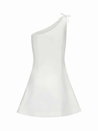 Liza Dress: White Mini Dress for Bridal Shower - Nana Jacqueline