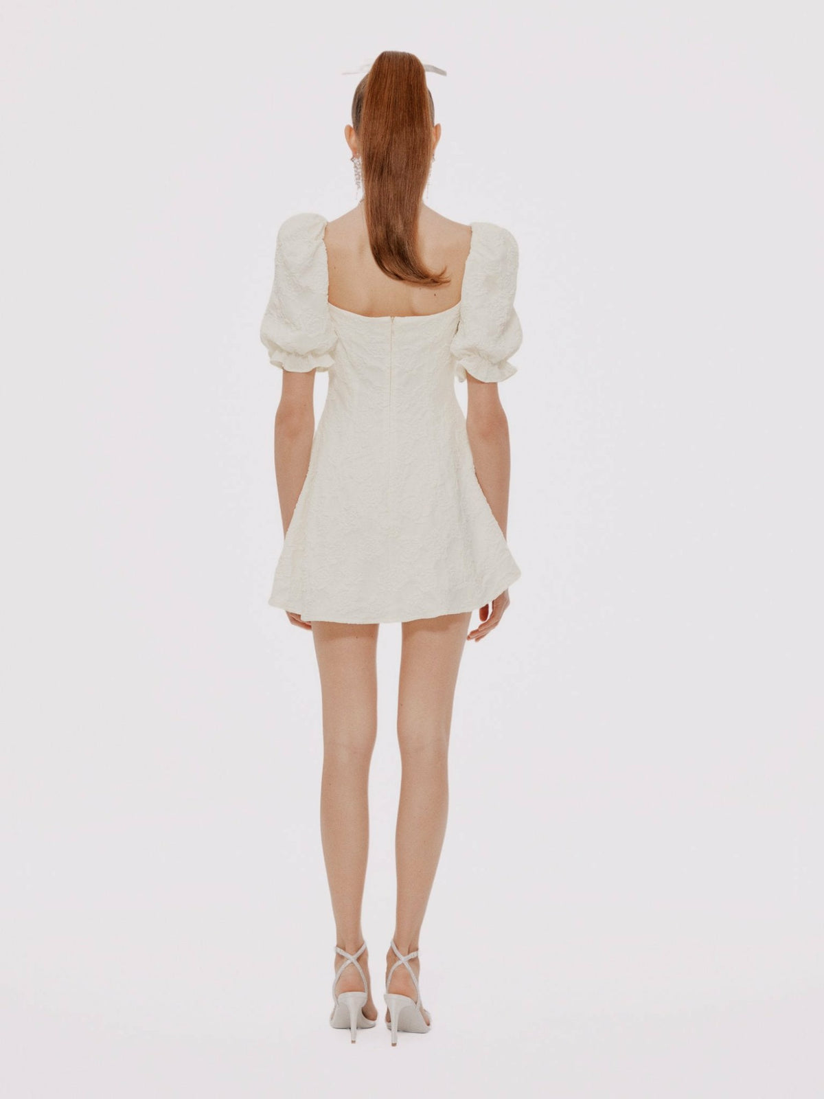 Ysabella Dress: White Mini Dress for Bridal Shower - Nana Jacqueline