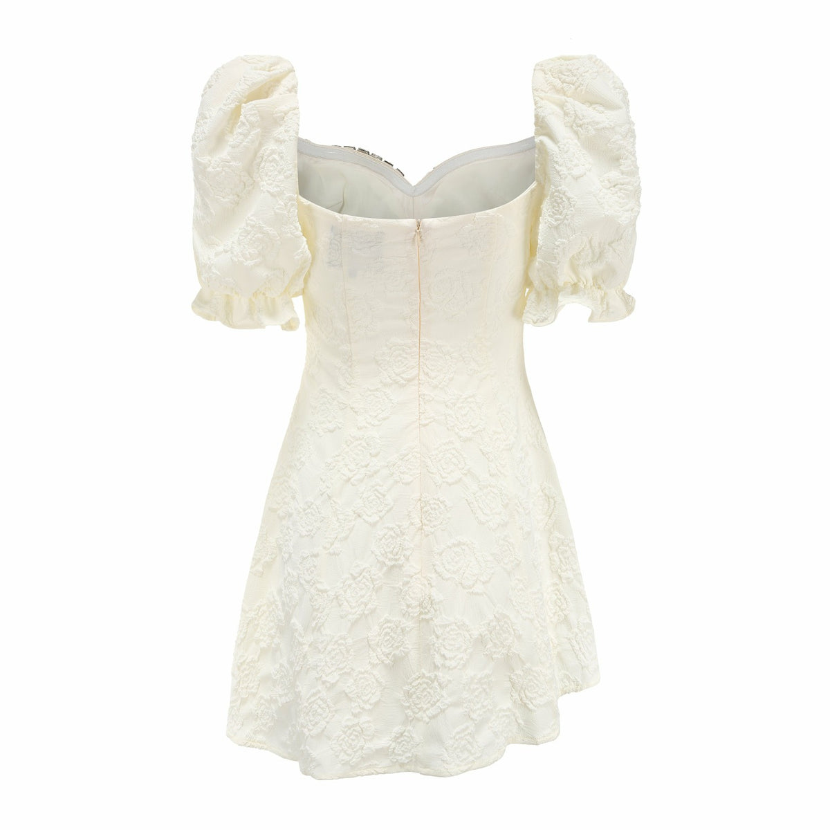 Ysabella Dress: White Mini Dress for Bridal Shower - Nana Jacqueline