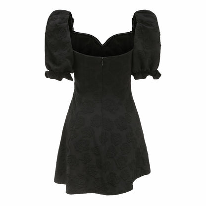 Ysabella Dress: Black Mini Dress for Cocktail Party - Nana Jacqueline