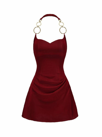 Amira Dress: Red Mini Dress for Date Night - Nana Jacqueline