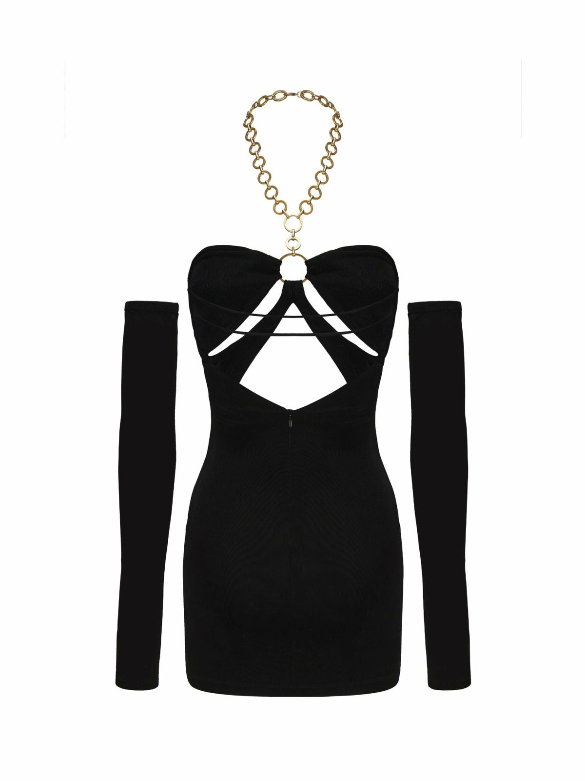 Tilda Dress: Black Mini Dress for Cocktail Party - Nana Jacqueline