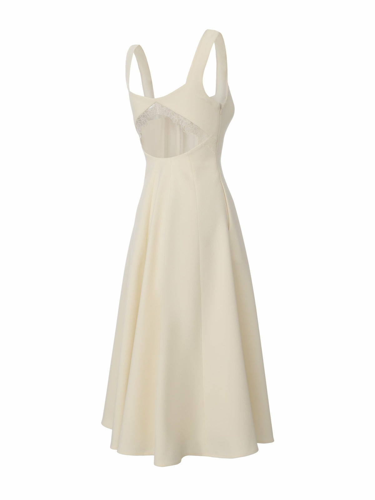 Delilah Cut Out Back Champagne Dress - Nana Jacqueline