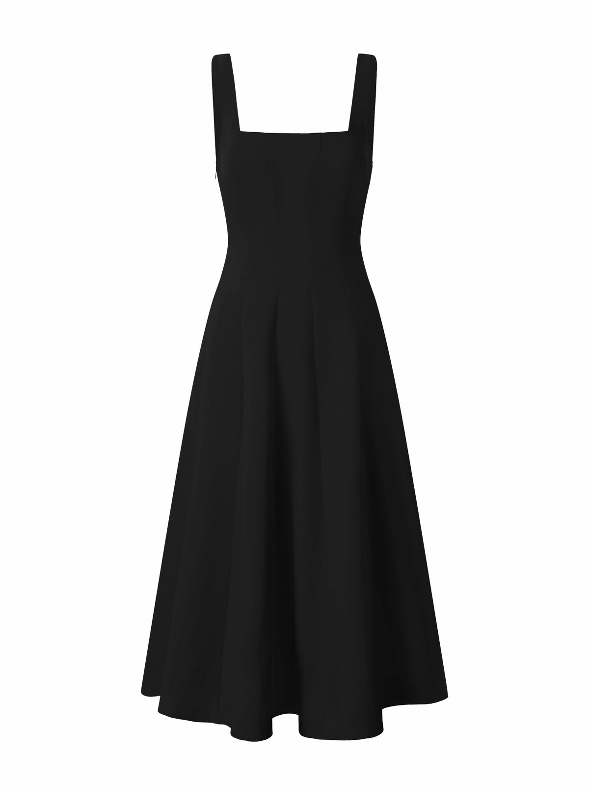 Delilah Square-Neck Black Dress - Nana Jacqueline