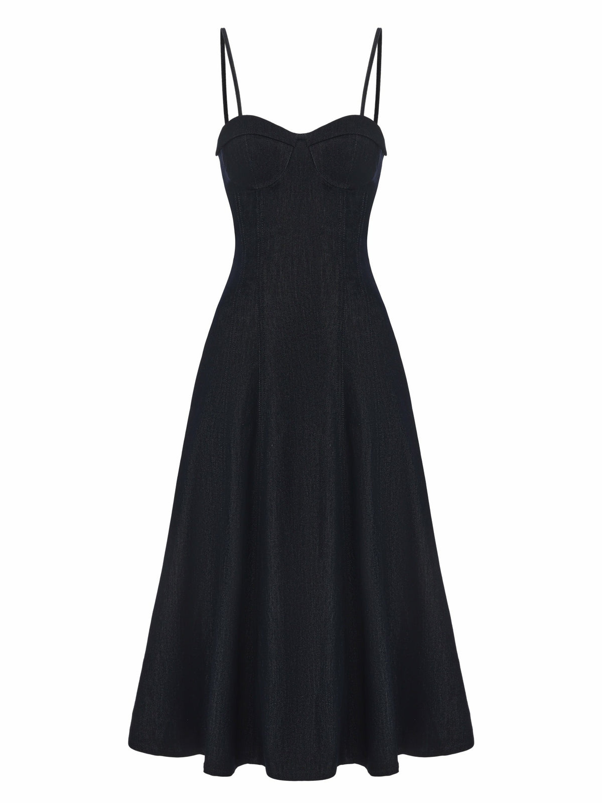 Heidi Corset Blue Denim Dress - Nana Jacqueline