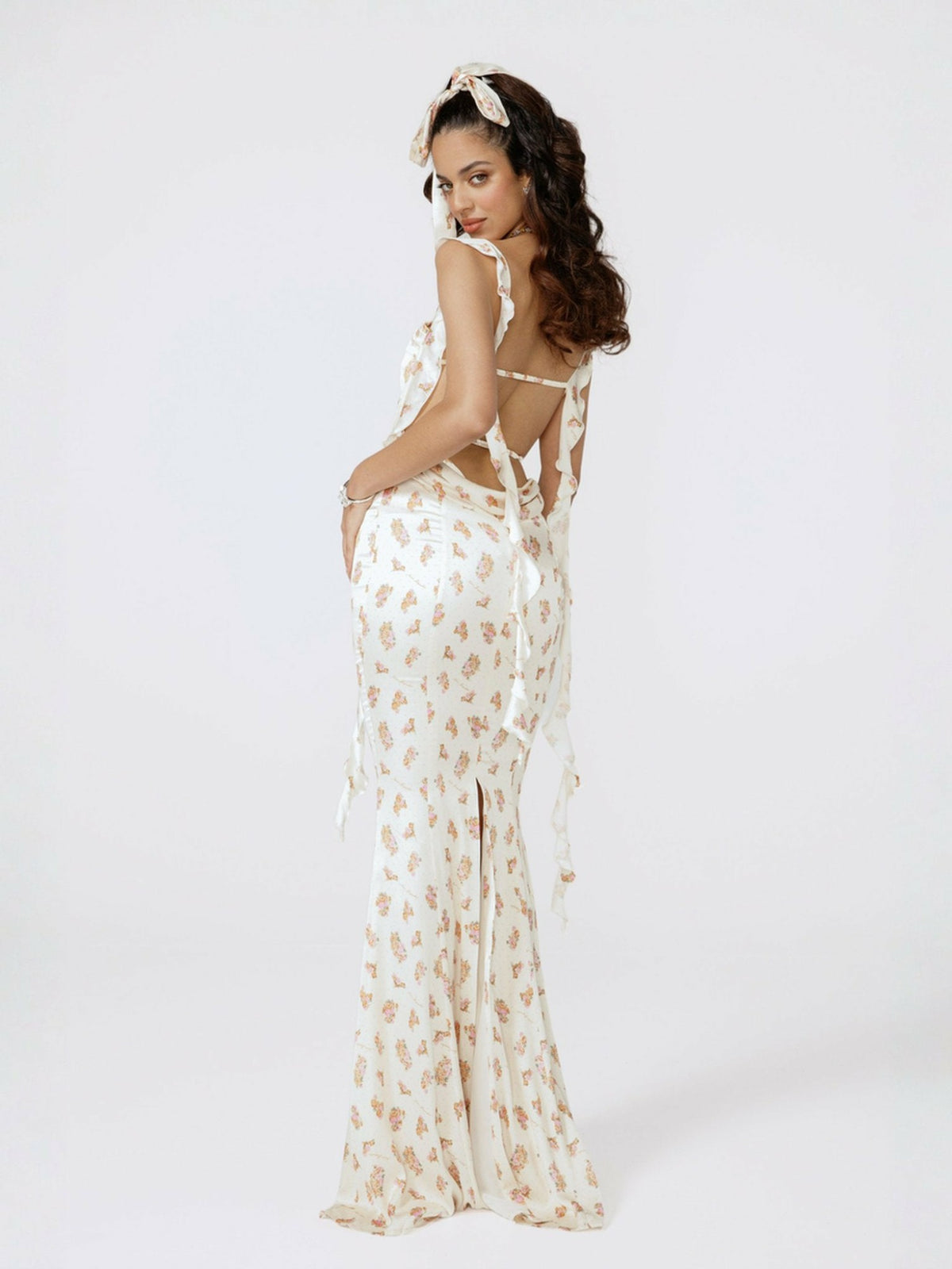 Caroline Dress: Floral Maxi Dress for Garden Wedding Guest - Nana Jacqueline