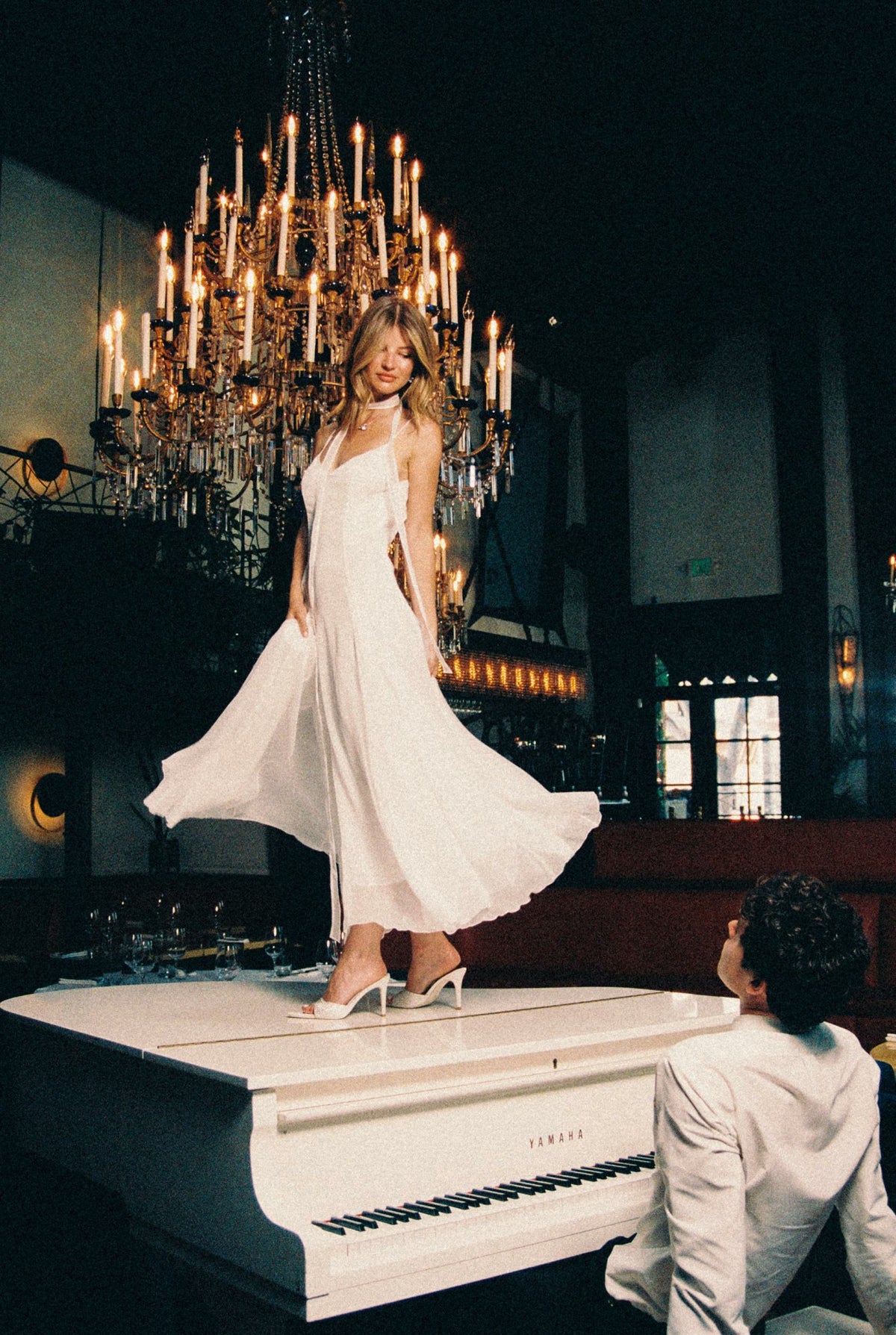 Irena Dress: White Maxi Dress for Bridal Shower - Nana Jacqueline