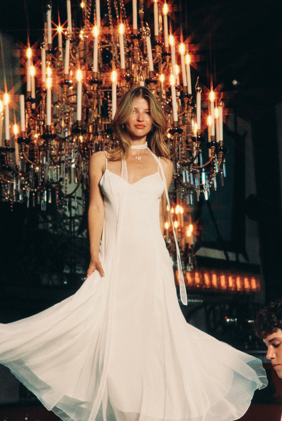 Irena Dress: White Maxi Dress for Bridal Shower - Nana Jacqueline