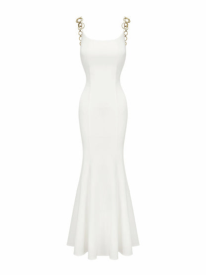 Jasmine Dress: White Maxi Dress for Bridal Shower - Nana Jacqueline