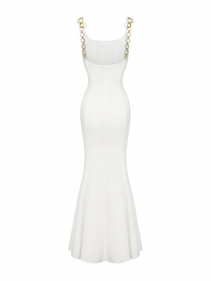 Jasmine Dress: White Maxi Dress for Bridal Shower - Nana Jacqueline