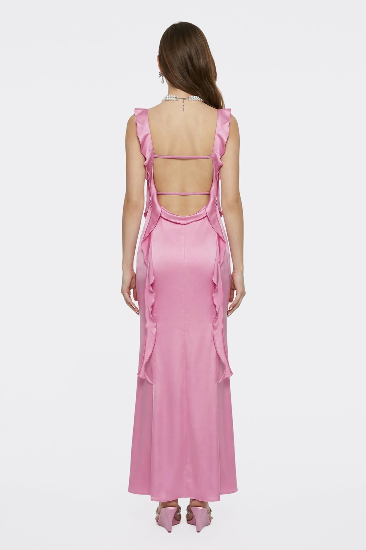 Caroline Dress: Magenta Maxi Dress for Formal Wedding Guest - Nana Jacqueline