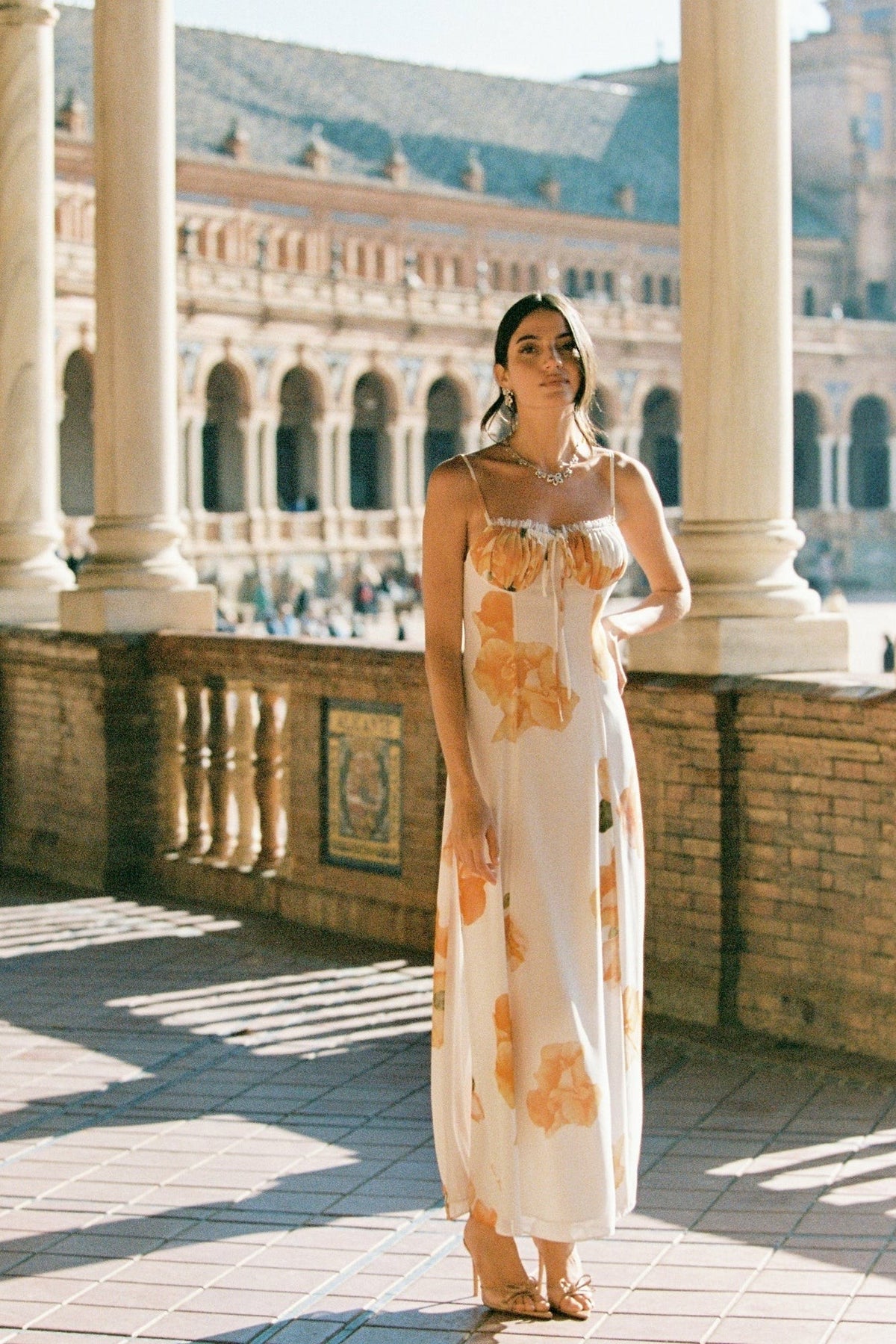 Isolde Dress: Floral Maxi Dress for Garden Wedding Guest - Nana Jacqueline