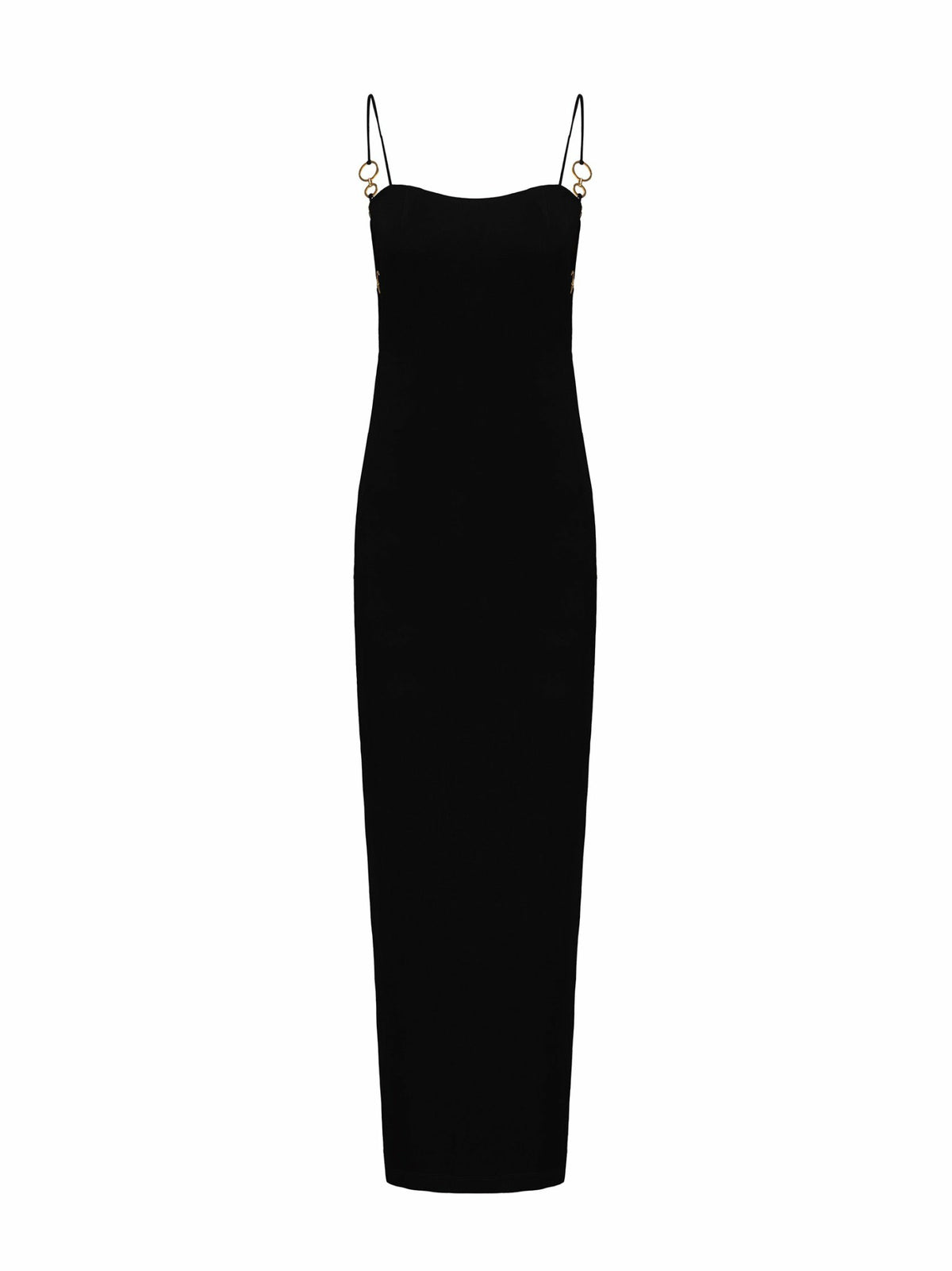 Adeline Dress: Black Maxi Dress for Cocktail Party - Nana Jacqueline