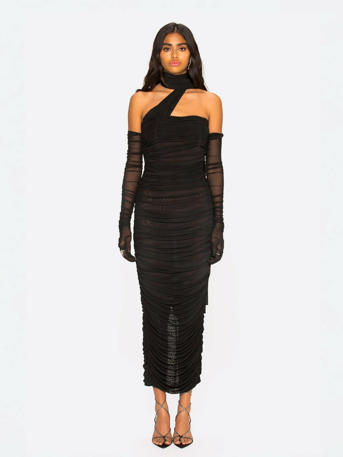 Gia Dress: Black Maxi Dress for Formal Wedding Guest - Nana Jacqueline