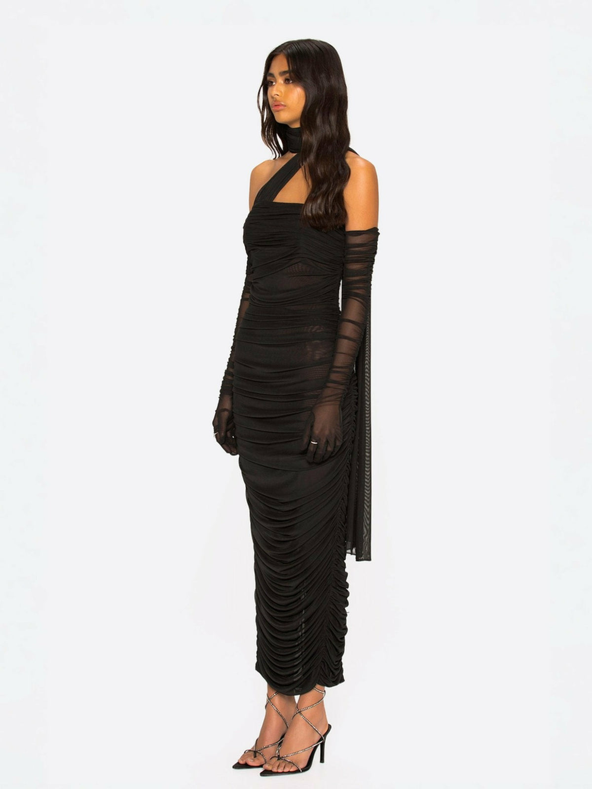 Gia Dress: Black Maxi Dress for Formal Wedding Guest - Nana Jacqueline