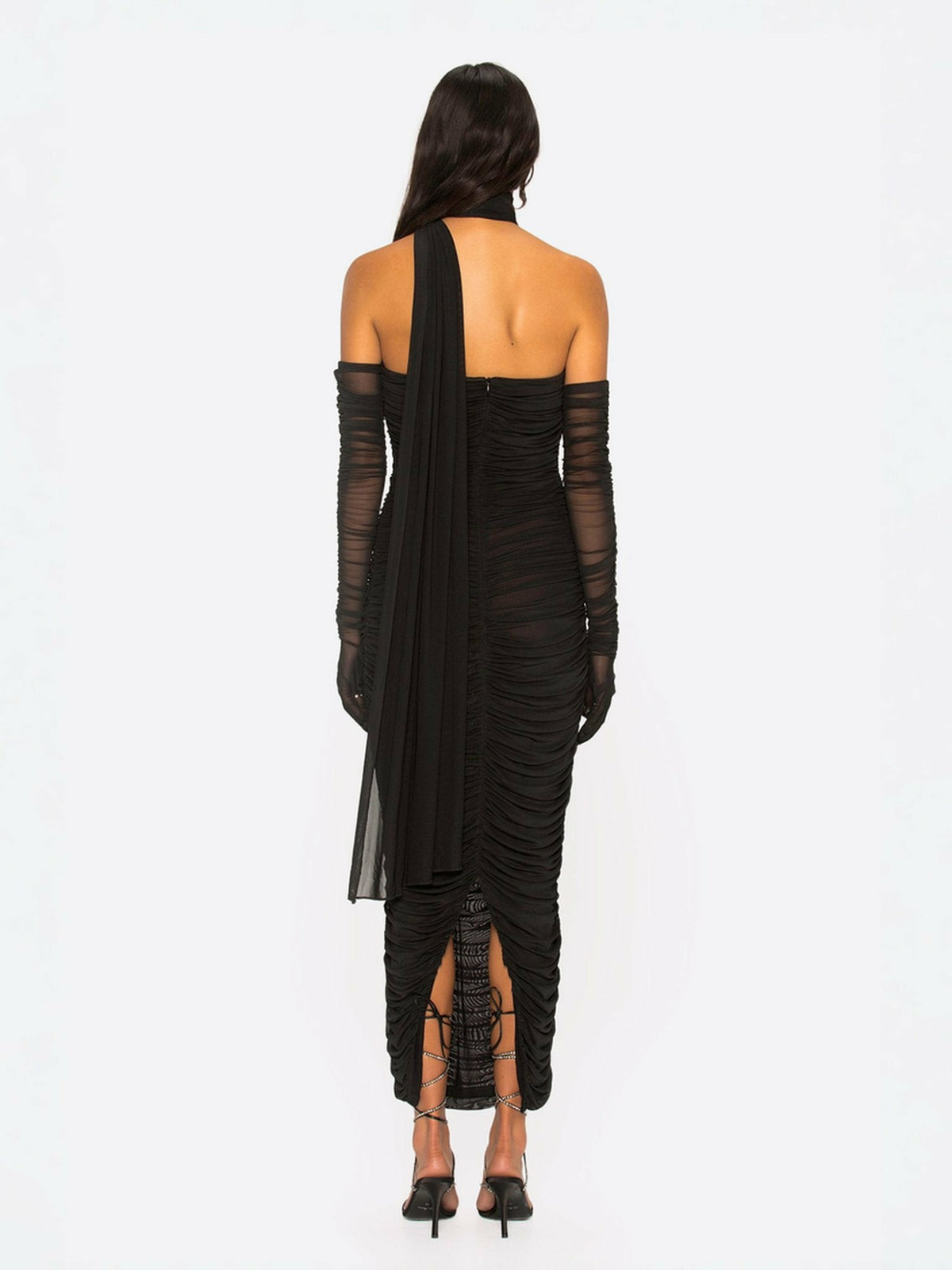 Gia Dress: Black Maxi Dress for Formal Wedding Guest - Nana Jacqueline